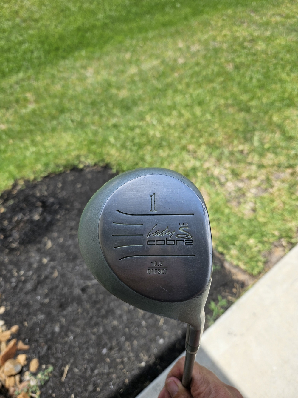 Lady Cobra 1 Wood Golf Driver - Silver/Gray